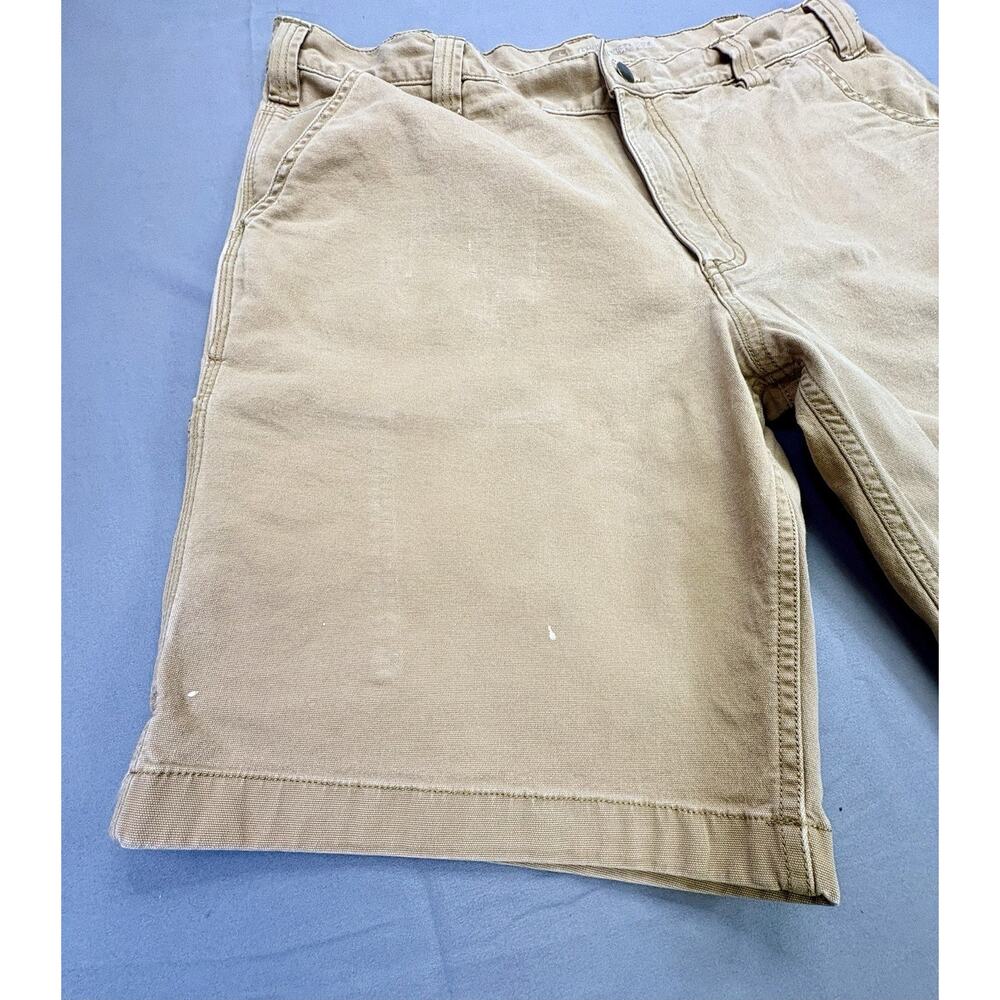 Carhartt Men's Rugged Flex Relaxed Fit Canvas Work Shorts SZ 38 Inseam 10.5 - Picture 7 of 11